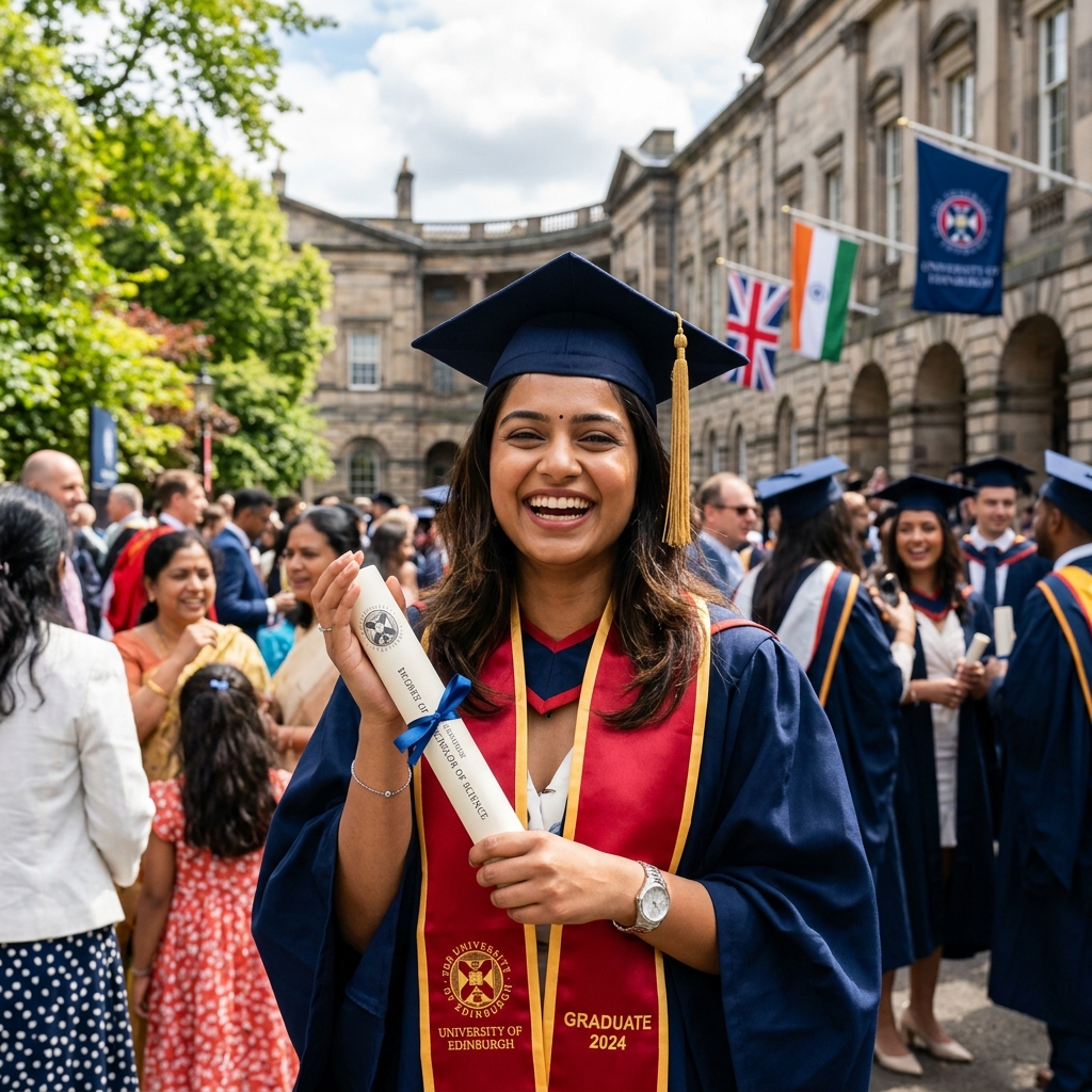 Happy Graduating Student